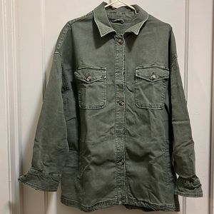 American eagle olive green utility jacket size XL